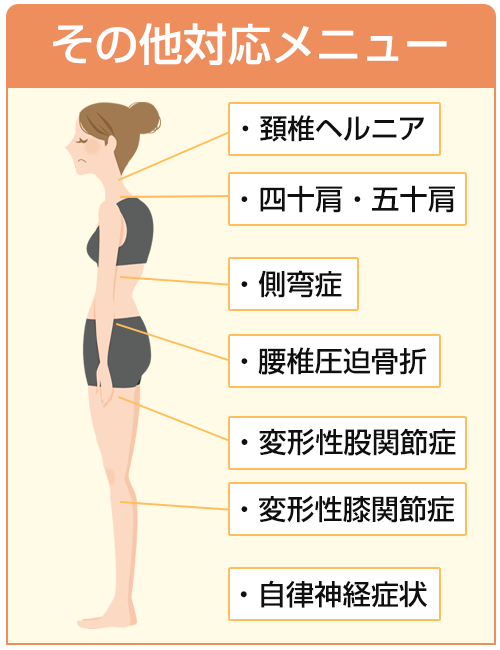 その他対応メニュー